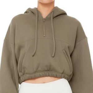 ALO Refresh Stadium Half Zip Hoodie